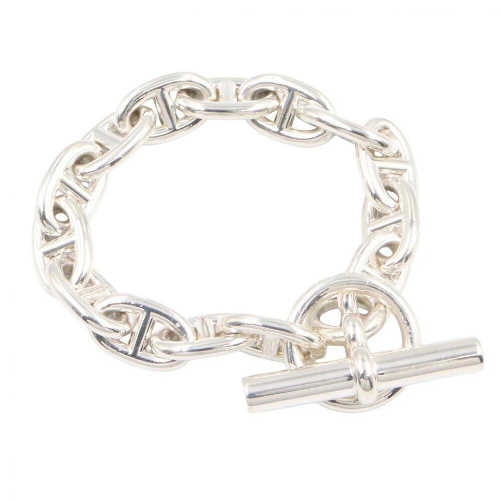 HERMES Silver Charm Bracelet